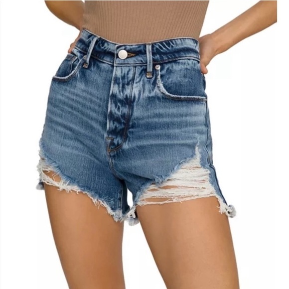 Good American Bombshell Jean Shorts - Picture 1 of 11